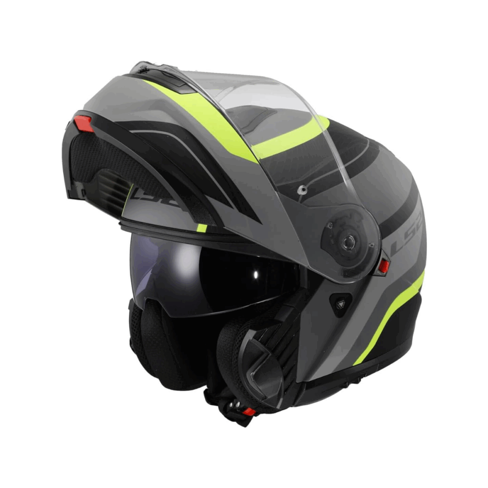 Kaciga LS2 FF908 Strobe II Flip-Up – Monza mat crna/žuta – XX…