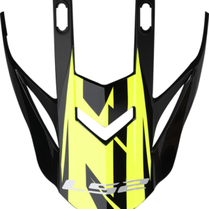 Vizir za kacigu LS2 PEAK MX437 Factory bijelo-crno-žuto