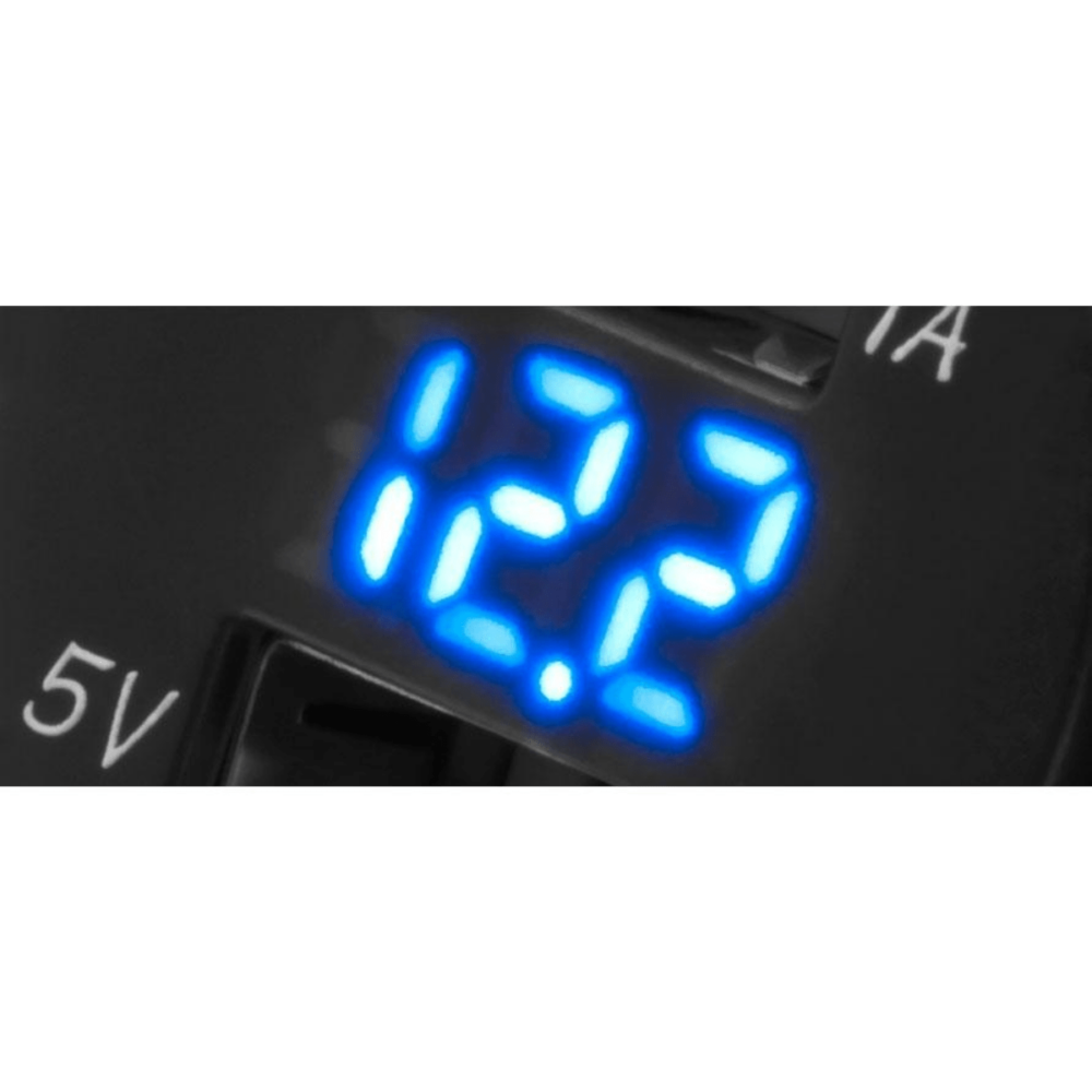 Motociklistički dupli USB priključak MUS10 s adapterom za upravljač - Image 4