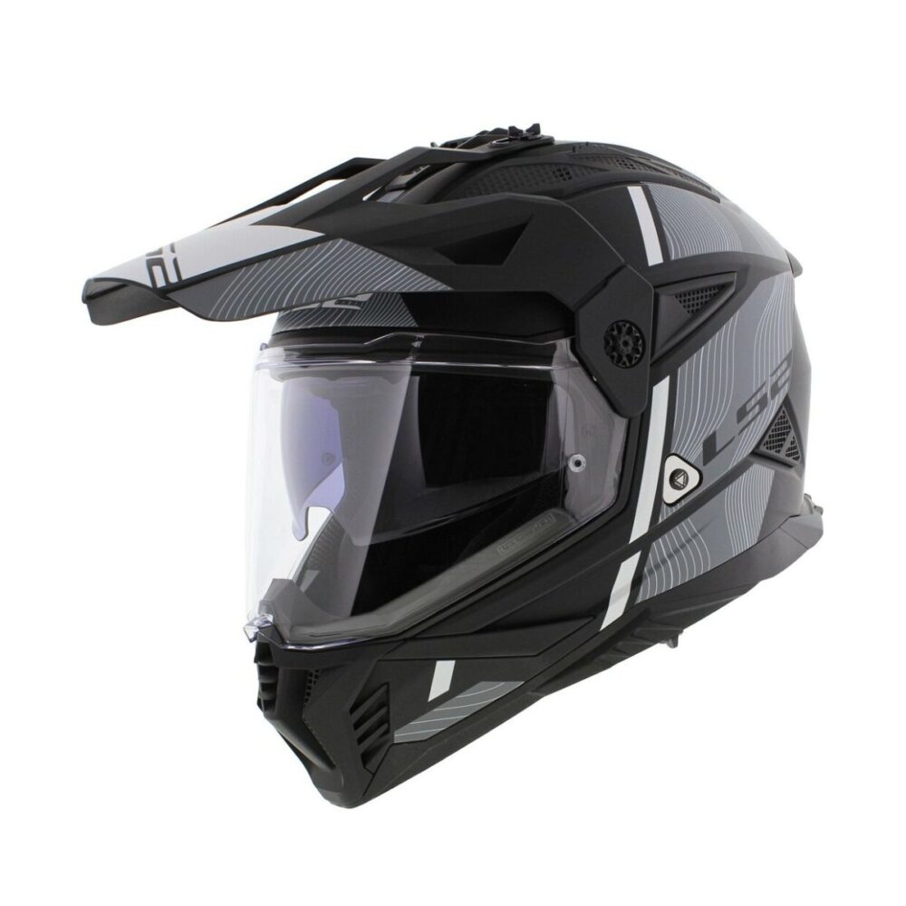 Kaciga LS2 MX702 PIONEER II Hill Dual Sport Mat Crna Bijela – L…