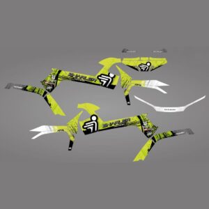 Komplet naljepnica Segway Snarler AT6 L – neon zelena