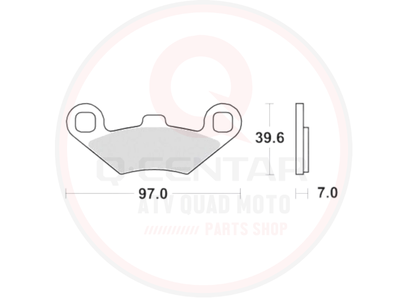 Disk Pločice za Polaris Sportsman i Scrambler ATV - Image 2