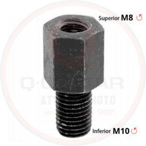 Adapter za retrovizor M10 desni na M8 desni navoj crni