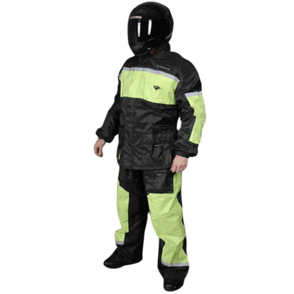 ADRENALINE Orcan Dvodijelno Kišno Odijelo – Crno / Zeleno – 4XL v…