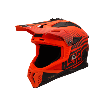 Cross kaciga LS2 MX708 Fast II Duck – narandžasto/crvena XL
