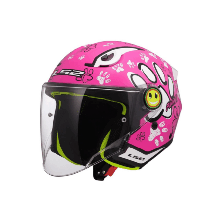 Dječija kaciga LS2 OF622 Funny II Paws – pink L