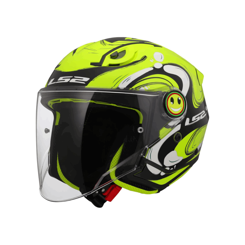 Dječija kaciga LS2 OF622 Funny II – žuta (Hi-Vis) L…