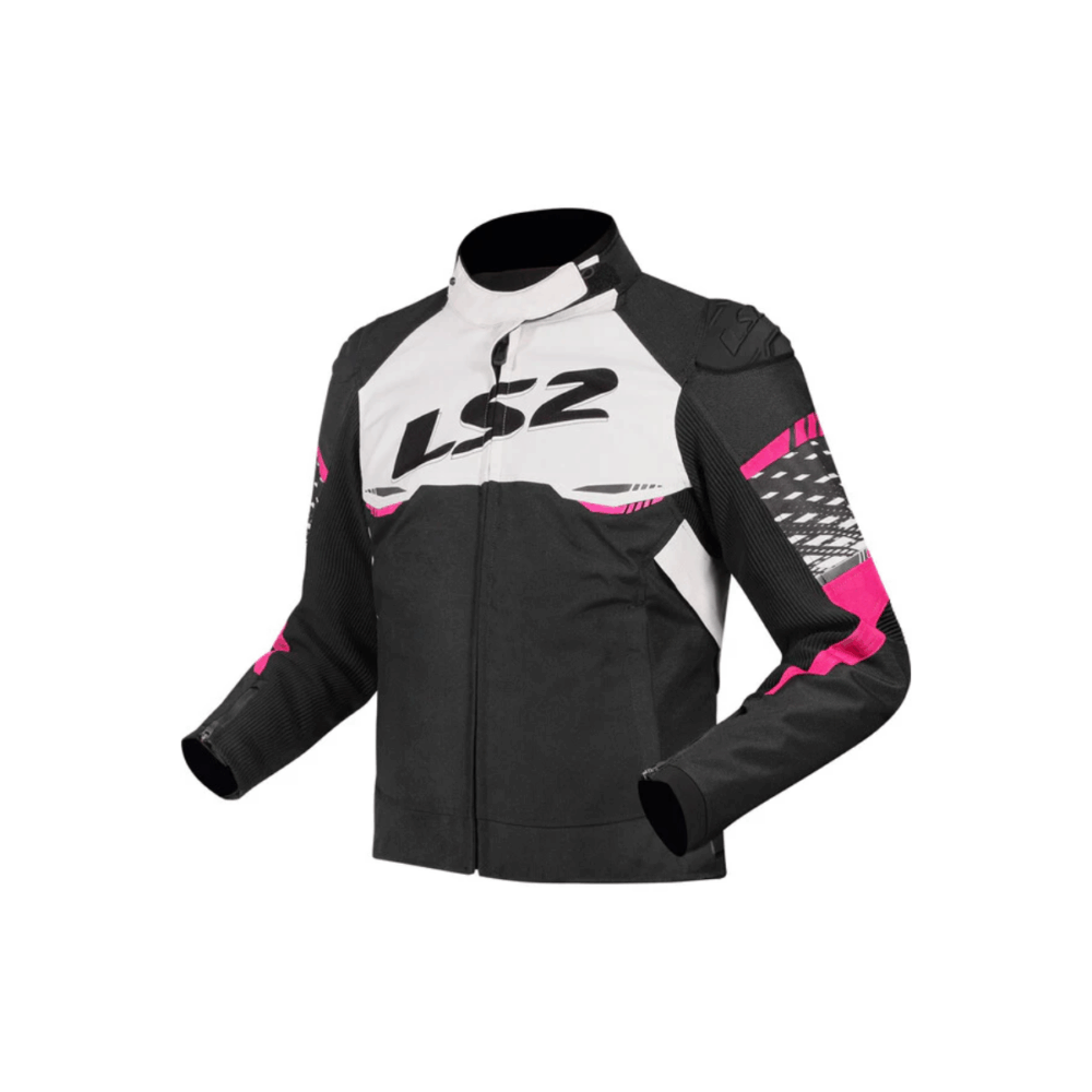 Jakna LS2 APEX Lady – crno/bijelo/roza – L…