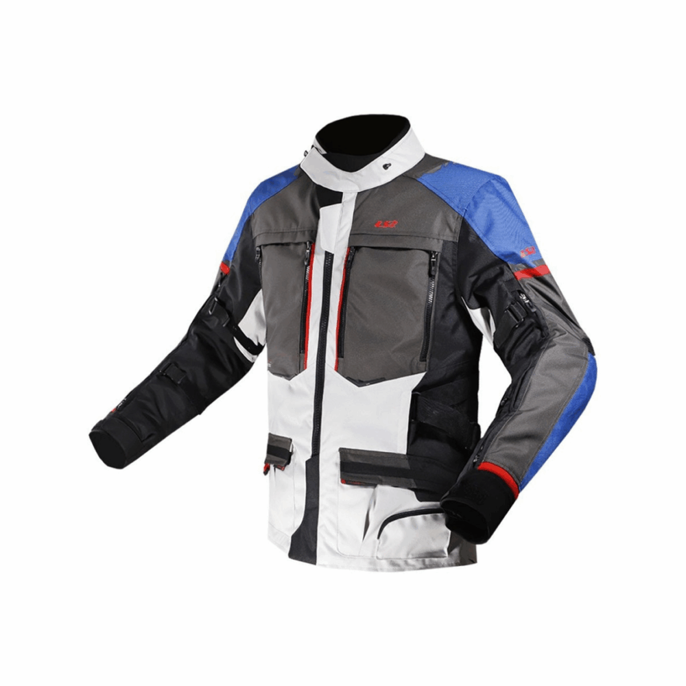 LS2 NORWAY muška moto jakna plavo/crno/siva – XXL…