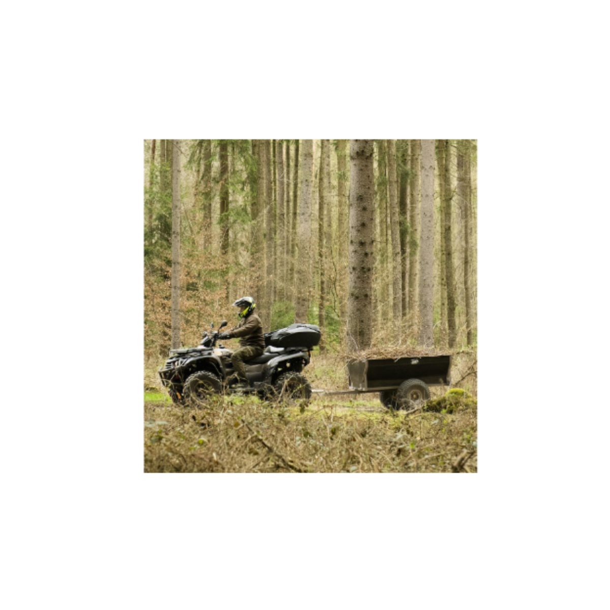 SHARK ATV Prikolica Wood 550 Crna 550kg - Image 6