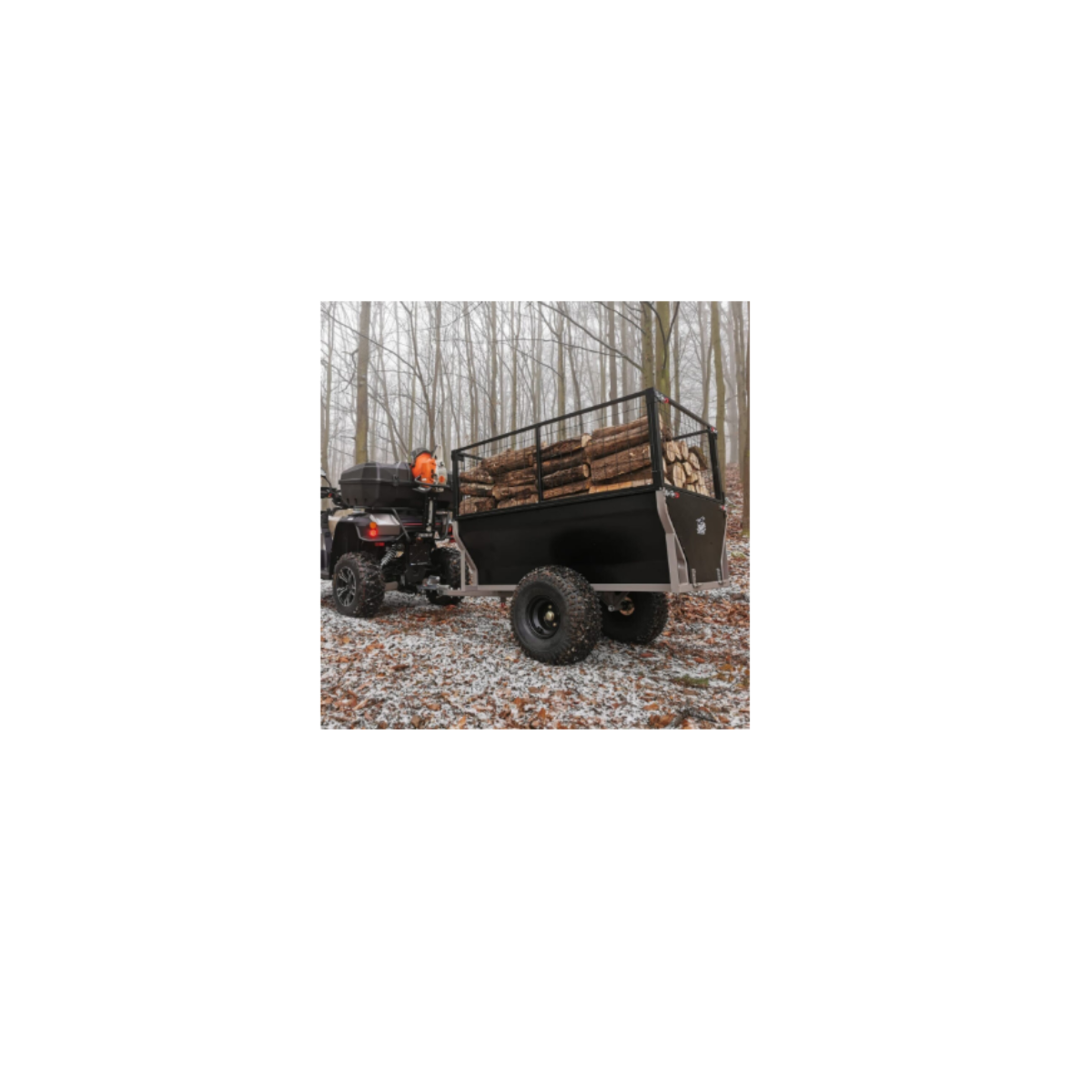 SHARK ATV Prikolica Wood 550 Crna 550kg - Image 8
