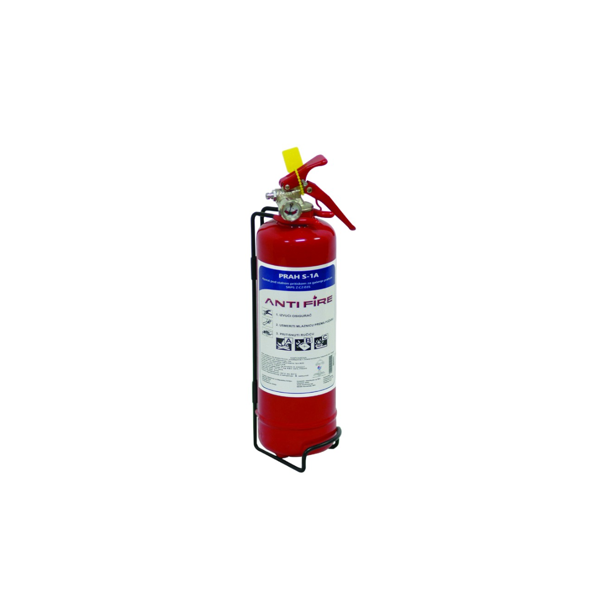 PP aparat 1 kg ABC s manometrom Antifire S-1A