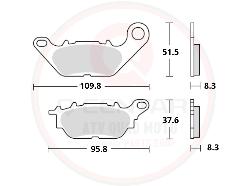 Disk pločice za Yamaha NMAX YBR Tricity - Image 2