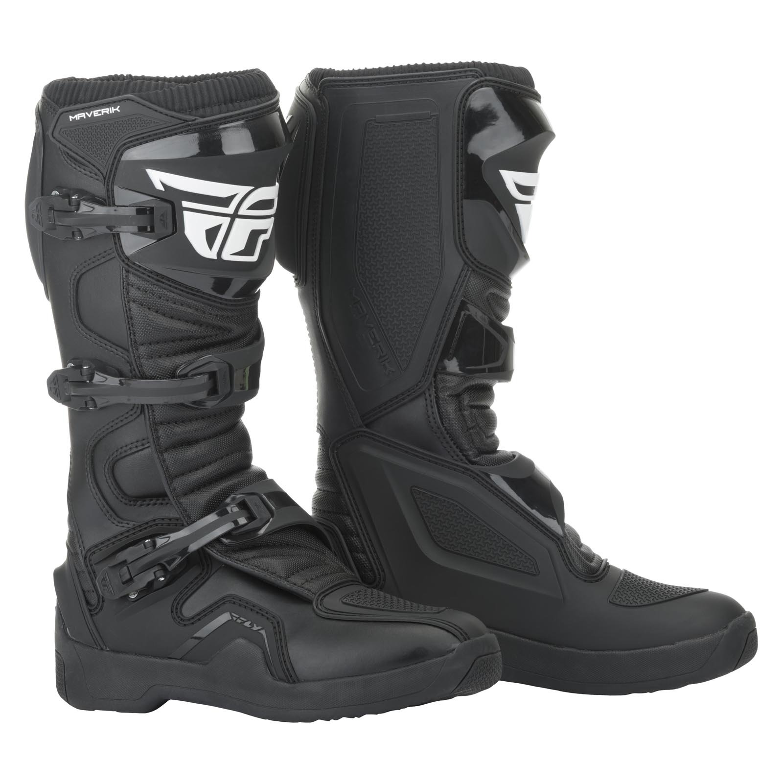 FLY Racing Maverik 3.0 Moto Čizme – Crne – 43.5 (9) Veličina