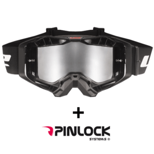 LS2 Aura Pro naočale crne s iridijum staklom + Pinlock uključen