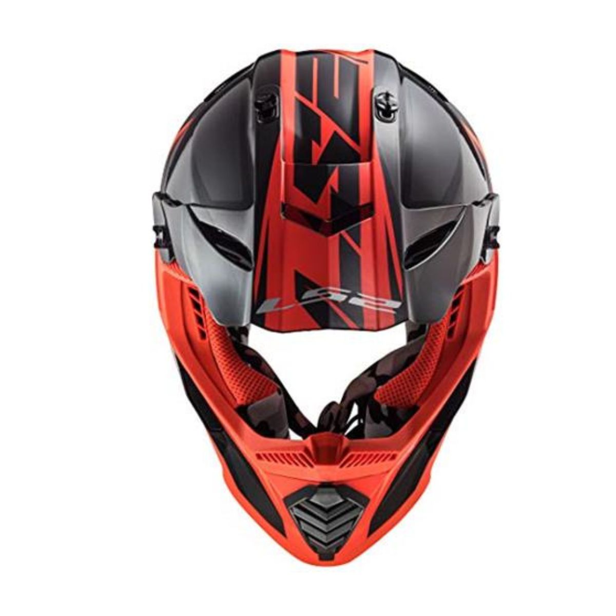 Kaciga LS2 MX437 Fast Evo Roar Mat Crna Crvena – L - Image 5