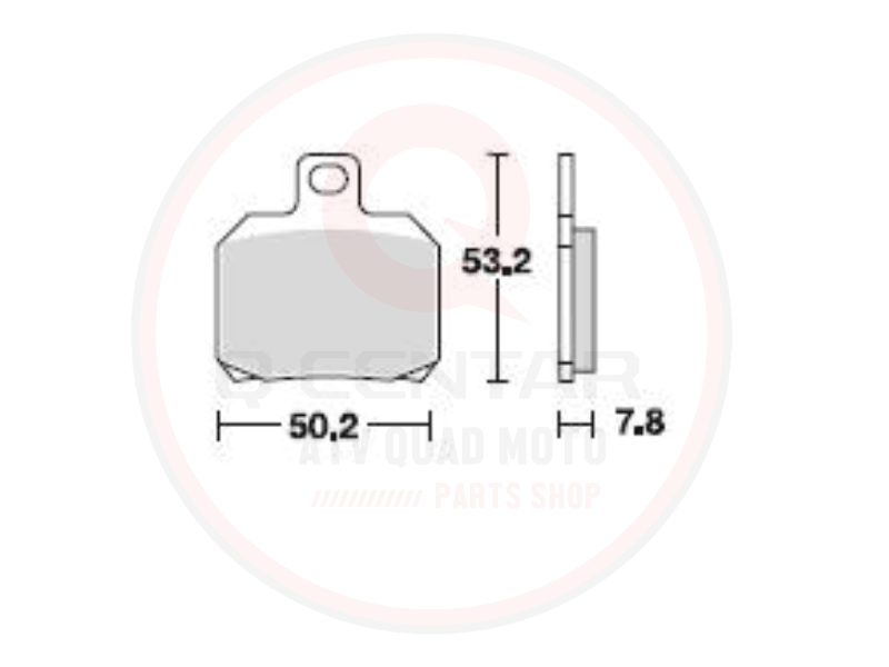 Disk pločice Aprilia Piaggio Peugeot Yamaha Suzuki 50/500 - Image 2