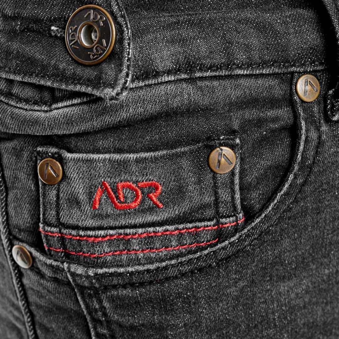 ADRENALINE Rock Lady Ženske Jeans Hlače – Crne – XL veličina - Image 4