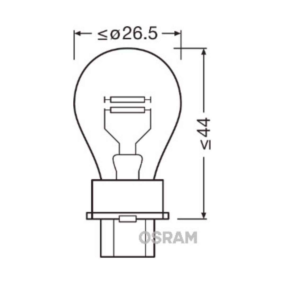 Sijalica P27/7W 12V W2.5x16d ATV Polaris Sportsman RZR - Image 2