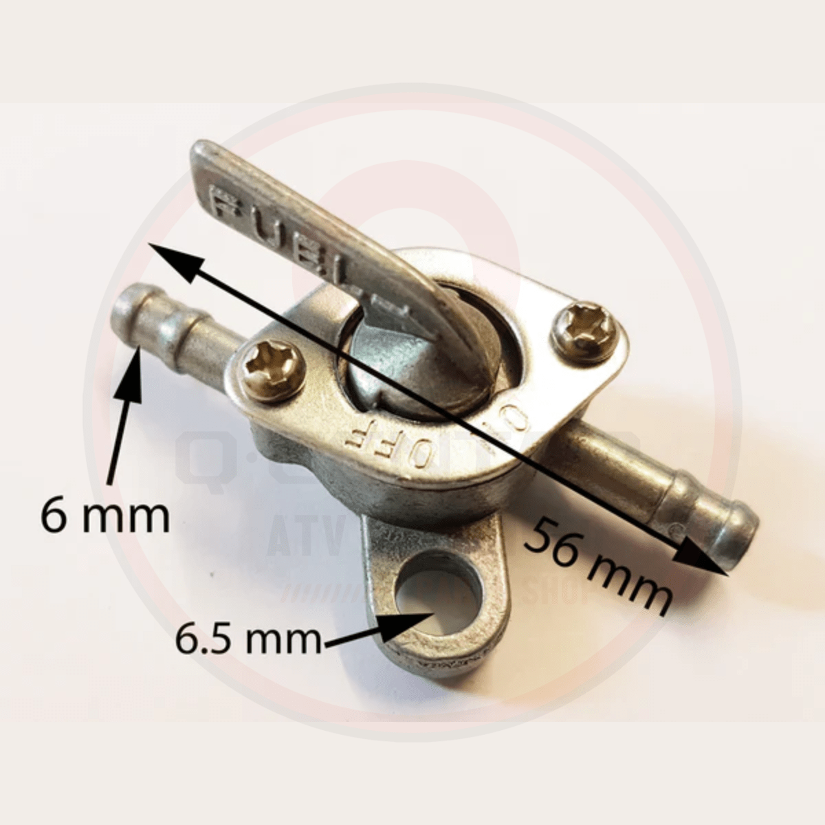 Slavina ventil goriva M6 navoj ATV Quad Moto Skuter 6mm - Image 3