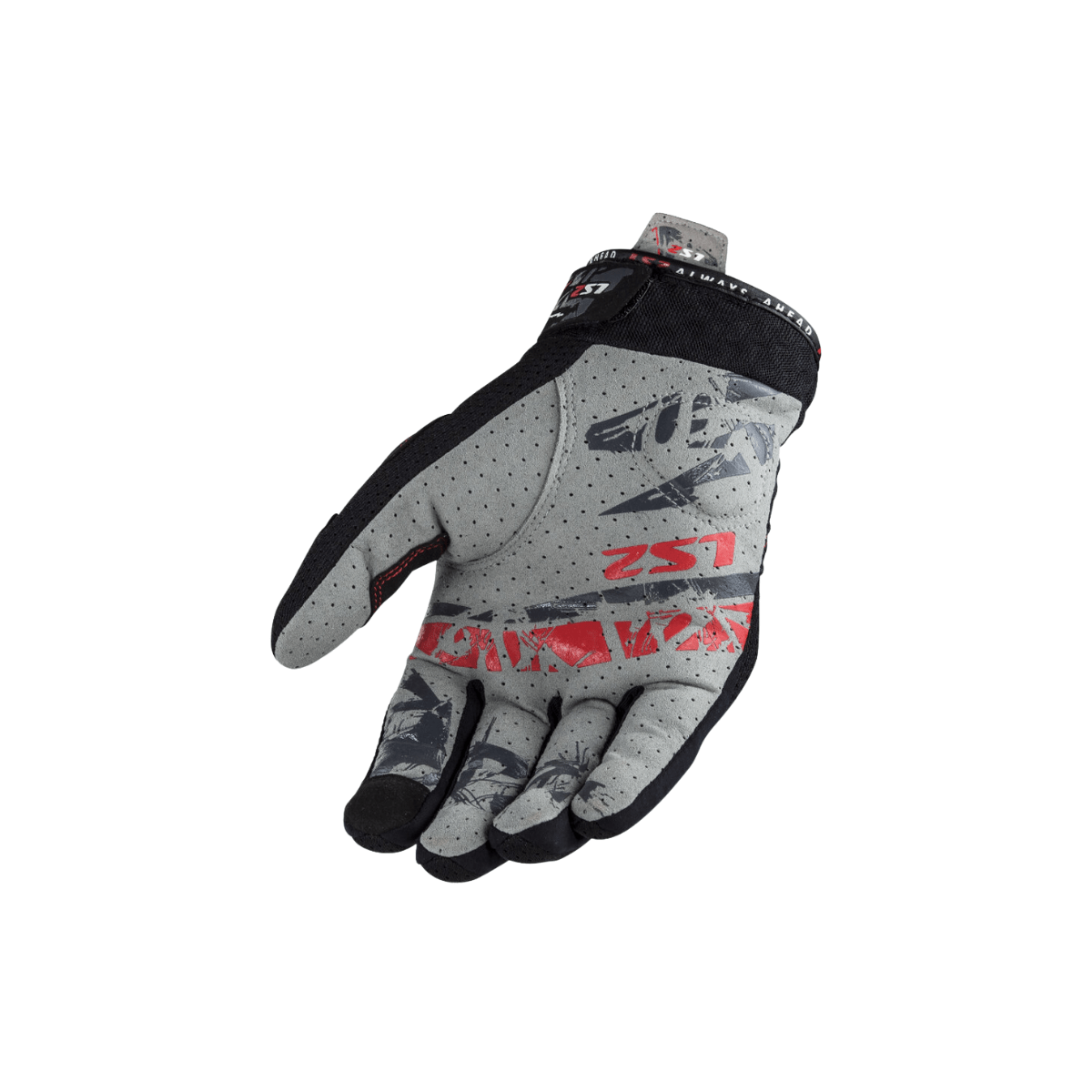 Rukavice LS2 Chaki Man – Tekstilne Crne – L - Image 2