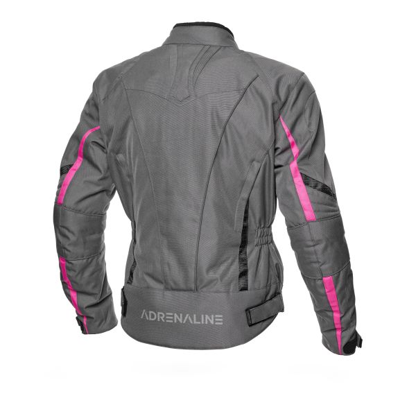 ADRENALINE Love Ride 2.0 Ženska Jakna – Sivo / Roza – XS veličina - Image 2
