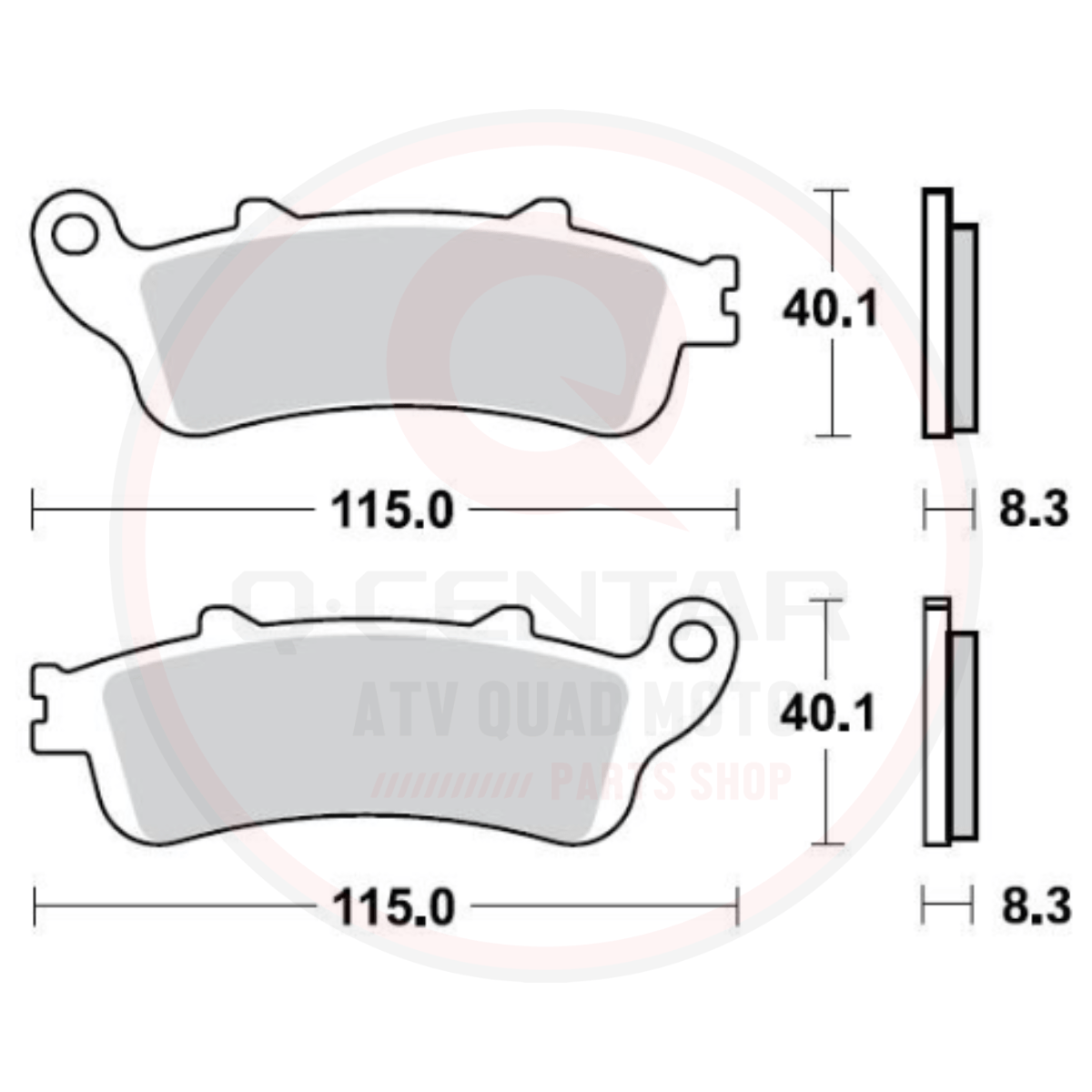 Disk pločice za Honda CB CBR VTX - Image 2