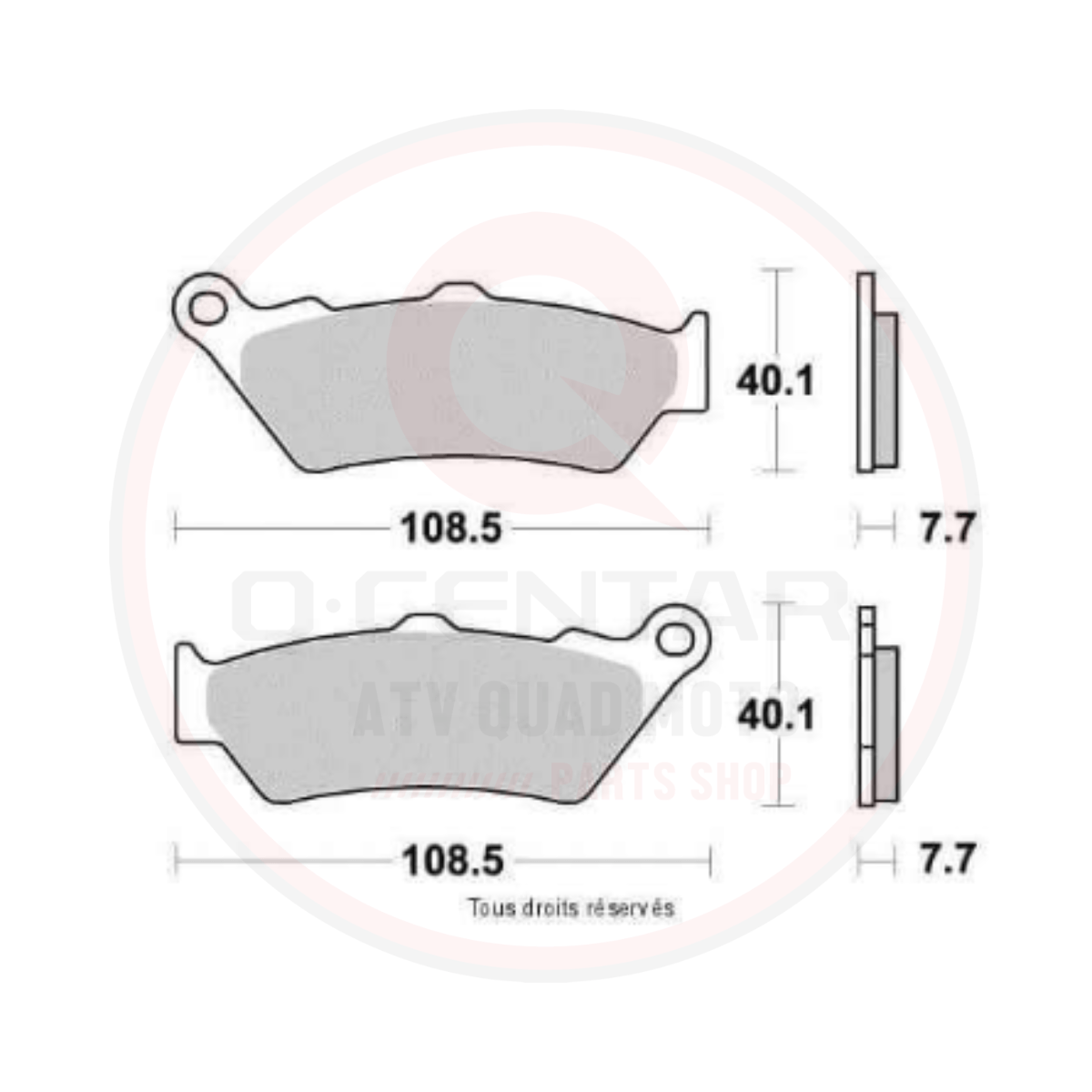 Disk pločice za BMW GS, KTM, Yamaha, Honda - Image 2