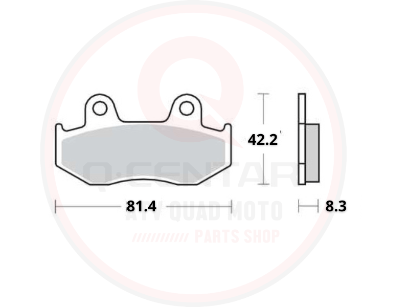 Disk pločice Suzuki AN 250 400 Burgman - Image 2