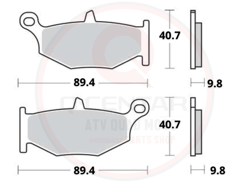 Disk pločice Suzuki GSX GSX-R GSR DL 600 750 1000 1300 - Image 2