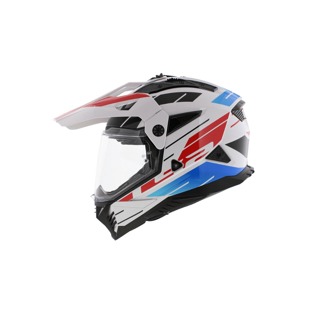Kaciga LS2 MX702 Pioneer II NAMIB – bijela/plava/crvena 3XL veličina - Image 2