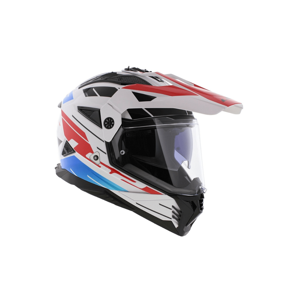 Kaciga LS2 MX702 Pioneer II NAMIB – bijela/plava/crvena 3XL veličina - Image 3