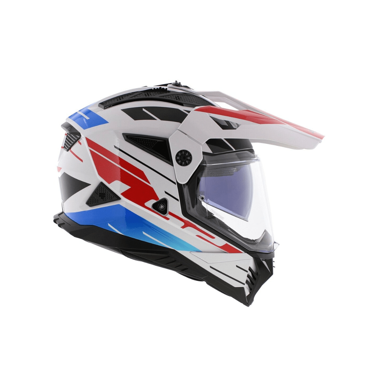 Kaciga LS2 MX702 Pioneer II NAMIB – bijela/plava/crvena 3XL veličina - Image 5