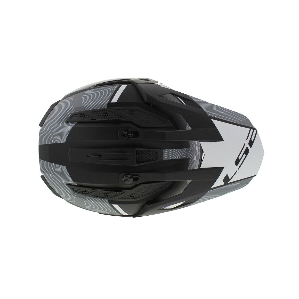Kaciga LS2 MX702 PIONEER II Hill Dual Sport Mat Crna Bijela – XL - Image 5