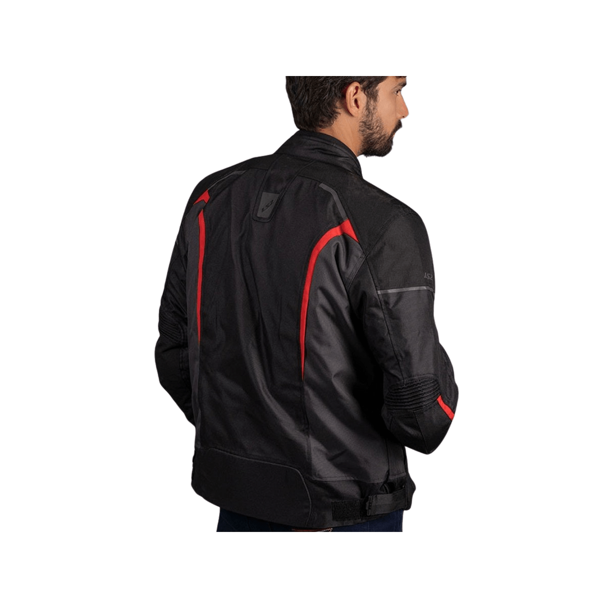 LS2 Sepang Muška Moto Jakna – Crna / Crveno Siva – 3XL - Image 4