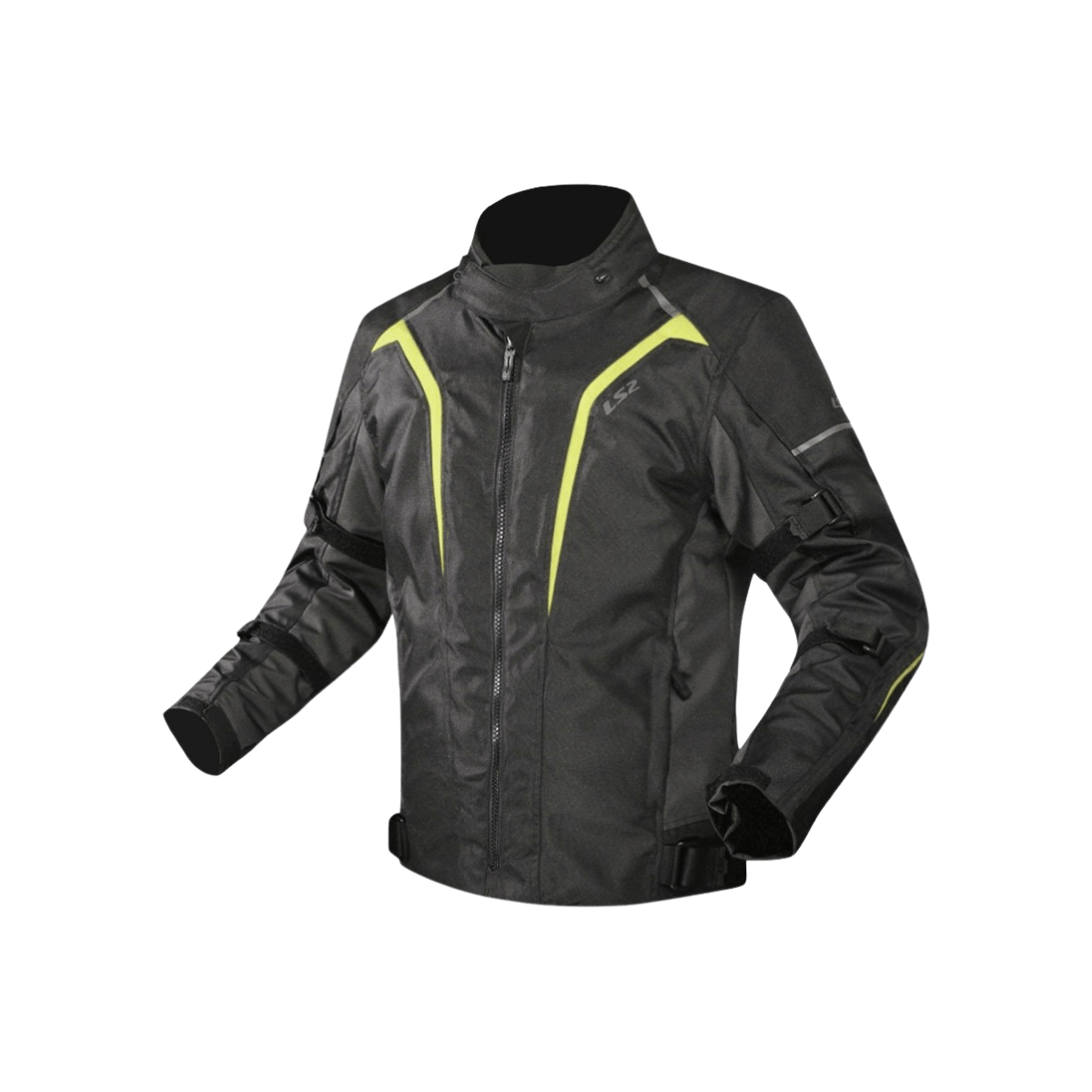 LS2 Sepang Muška Moto Jakna – Crna / Žuto Siva – 3XL