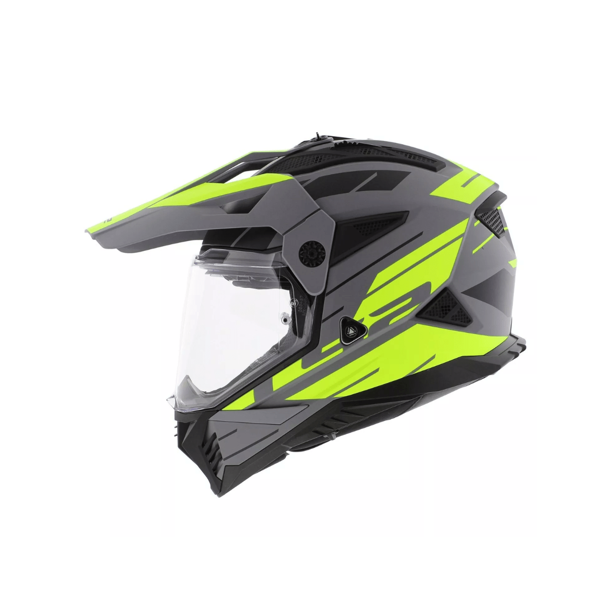 Kaciga LS2 MX702 Pioneer II Namib siva/fluo žuta - XXL - Image 2