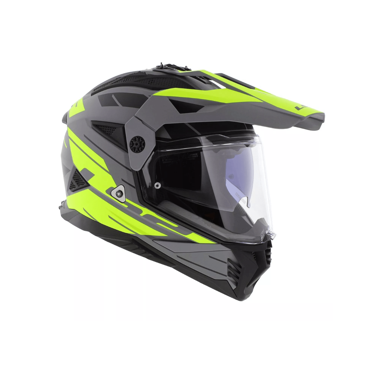 Kaciga LS2 MX702 Pioneer II Namib siva/fluo žuta - XXL - Image 4
