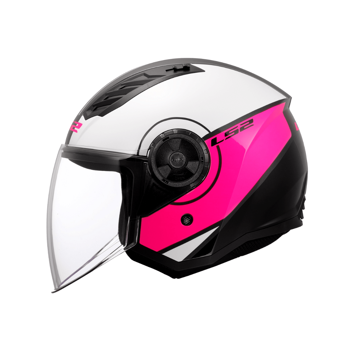 Kaciga LS2 OF616 Airflow II Cover bijela-roza M - Image 2