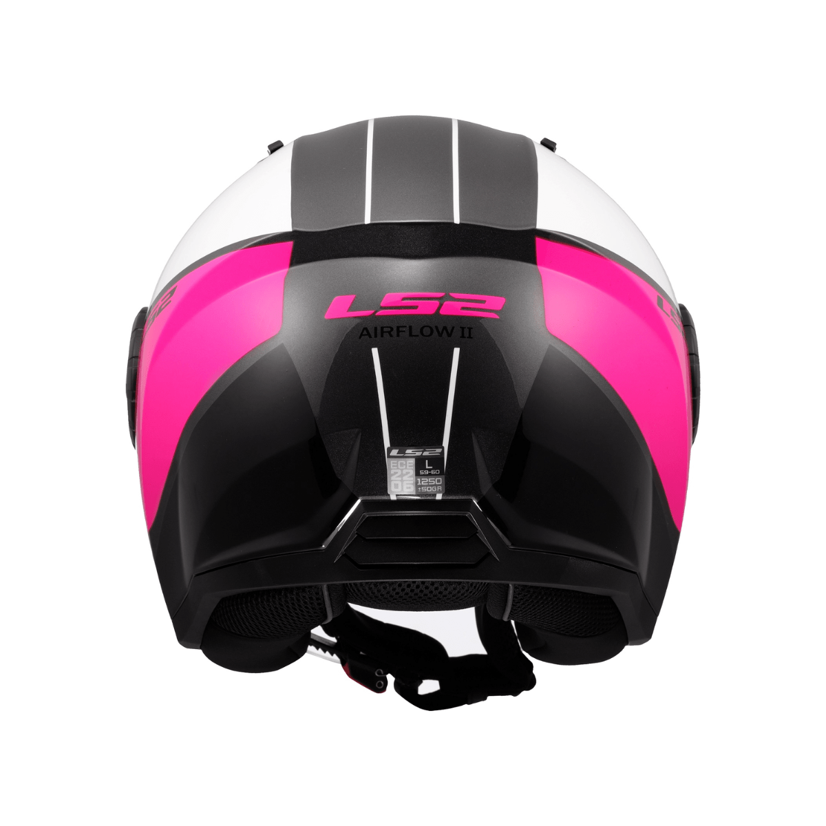 Kaciga LS2 OF616 Airflow II Cover bijela-roza M - Image 4