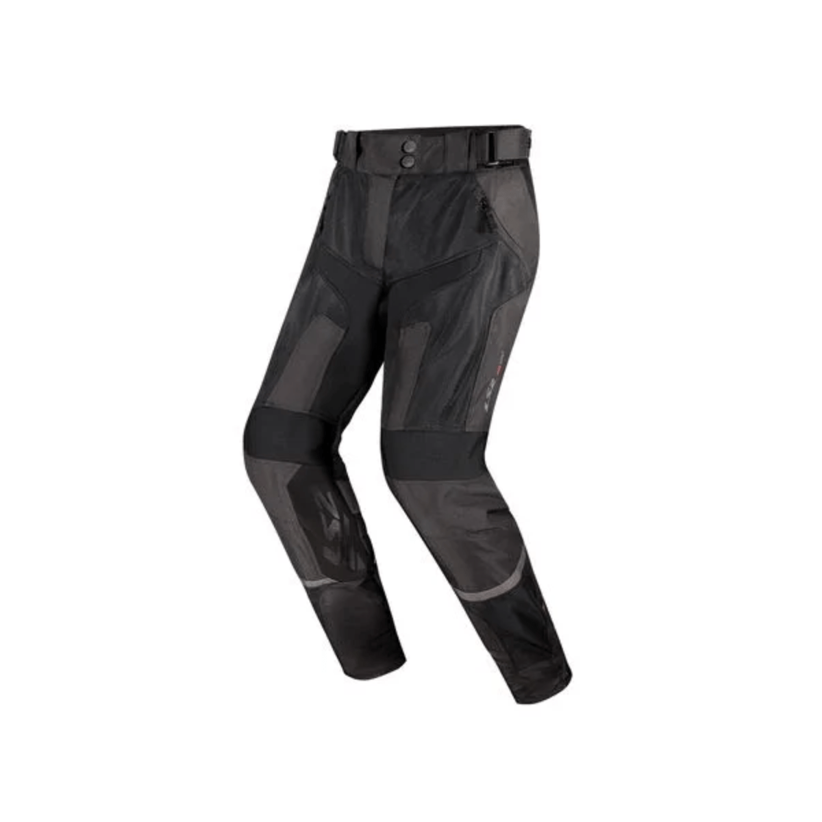 Muške moto hlače LS2 COMO AIR – crno/sive – XL