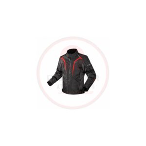 Muška moto jakna LS2 Sepang crna siva crvena XL