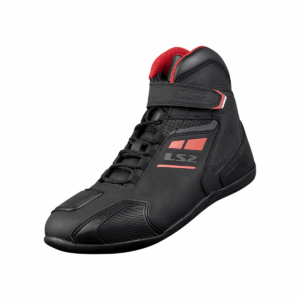 Moto patike LS2 Garra – crno/crvene, veličina 43