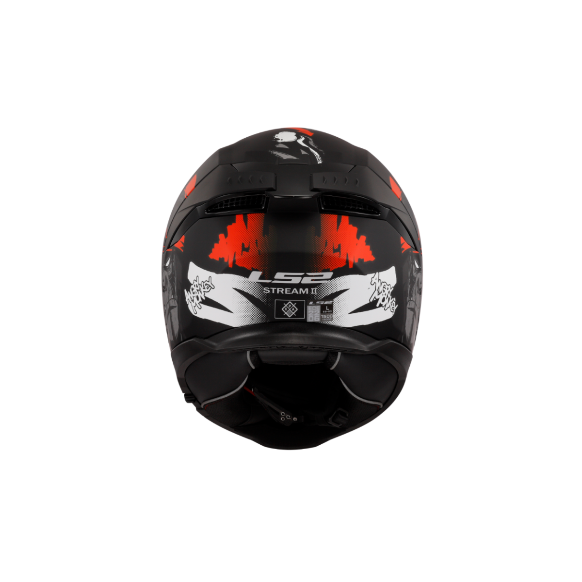 Kaciga LS2 FF808 Stream II Angry Monkey Matt Black veličina XXL - Image 6