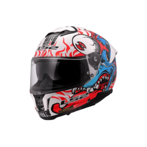 Kaciga LS2 FF808 Stream II Inferno White Blue veličina XXL