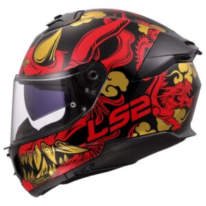 Kaciga LS2 FF808 Stream II Drako Black Red veličina XXL