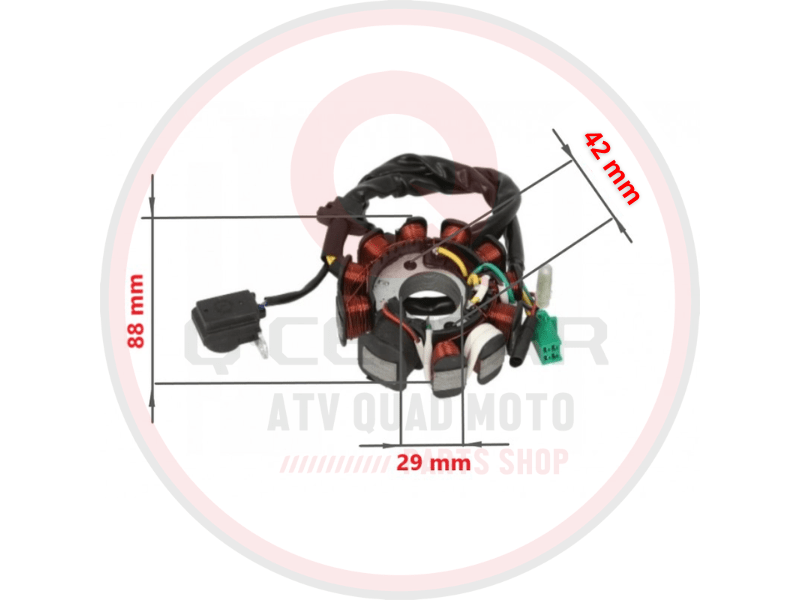 Stator generator GY6 125 150 11 zavojnica 4T - Image 2