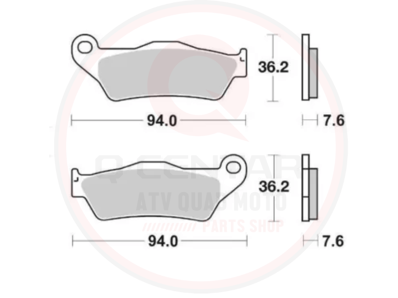 Disk pločice KTM EXC 250 / Husqvarna TE 610 / Aprilia RX - Image 2