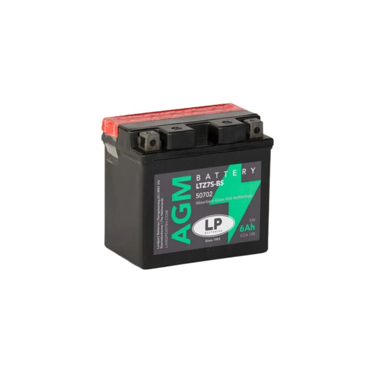 Akumulator Landport YTZ7S-BS 6Ah D+ 130A(EN) 113x70x105 AGM