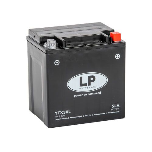Akumulator Landport YTX30L-BS 30Ah D+ 385A(EN) 166x126x173 AGM